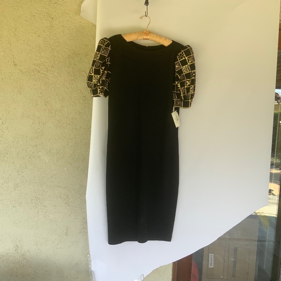 VINTAGE ST. JOHN EVENING DRESS - Picture 1 of 6